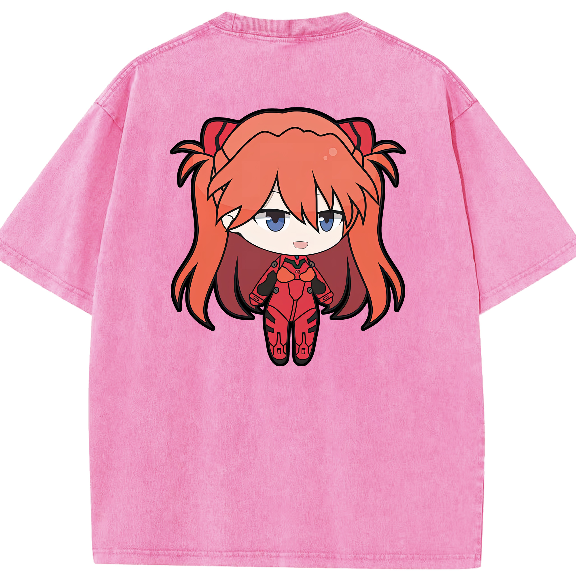 （画像用） EVA 新世紀エヴァンゲリオン 綿100% ヴィンテージ風 半袖Tシャツ（背面プリント）